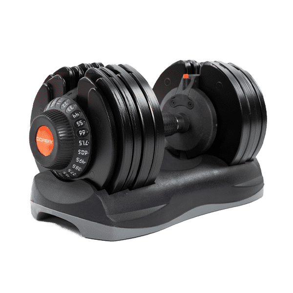 50 lb discount adjustable dumbbell